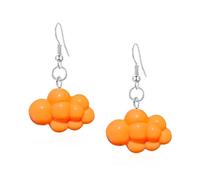 Just Follow Cloud Earrings for Women Raindrop Weather Dangle Drop Statement Studs Earrings Jewelry Gifts, Resin, No Gemstone