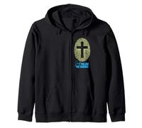 Just Follow The Evidence, I Love Jesus, He Is Risen, Easter Zip Hoodie