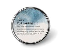 Just Following Up Definition Pins Sets Motivational Quotes Button Pins Brooch Pins Dictionary Meaning Buttons for Jeans Unique Sayings Button Pin For Backpacks Bag Hat Cloth