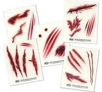 Just For Fun Temporary Tattoos (5 sheets) - Nitefall(TM) Wounds