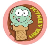 Just For Laughs Dr. Stinky's Mint Chocolate Chip Scented Scratch-N-Sniff Stickers - Teacher Gifts/Prize