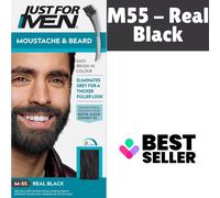 Just For Men M35 Moustache and Beard Facial Hair Color Medium Brown