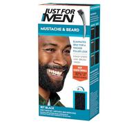 Just for Men Brush-In Color Gel for Mustache, Beard & Sideburns, Jet Black, M-60, 1 kit