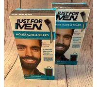 Just For Men Colour Dye Gel Moustache and Beard M-55 Real Black