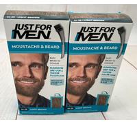 Just For Men Colour Dye Gel Moustache and Beard x 2 - M-25 Light Brown