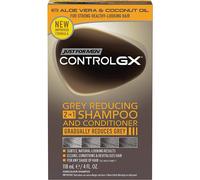 Just For Men Control GX 2-in-1 Shampoo and Conditioner, Gradually and Permanently Reduces Grey Hair with Each Wash, New Improved Formula - All Shades,
