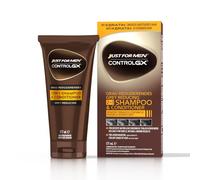 Just For Men Control GX 2in1 Grey Reducing Shampoo and Conditioner, 177 ml