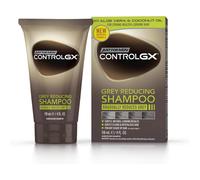 Just For Men Control GX Grey Reducing Shampoo For Grey Hair With Coconut Oil & Aloe Vera New Improved Formula All Shades, 118ml, packaging may vary