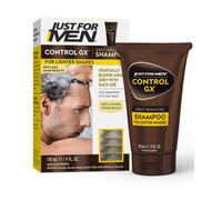 Just for Men Control GX Grey Reducing Shampoo for Lighter Shades of Hair Blonde to Medium Brown Gradual Hair Color 4 Fl Oz - Pack of 1 (Packag