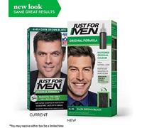 Just for men Original Formula Dark Brown Black Hair Dye, Restores Original Colour for a Natural Look H45