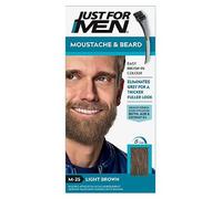Just For Men Moustache & Beard Brush-In Colour Gel, Light Brown