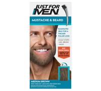 Just For Men Moustache & Beard Dye Med Brown, Greys Gone, Fuller Look M35