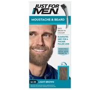 Just For Men M25 Moustache and Beard Facial Hair Color Light Brown