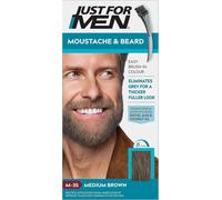 Just For Men Brush In Colour Dye Gel for Moustache Beard Hair MEDIUM BROWN M35