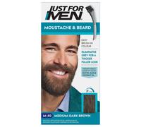 Just for Men Moustache & Beard Medium - Dark Brown Hair Dye M-40 1 Liquid