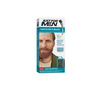 Just For Men Mustache & Beard Beard Coloring For Gray Hair With Brush Included, Light Red Brown M27