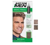 Just For Men Original Formula Light Brown Hair Dye, Targets Only The Grey Hairs, Restoring The Original Colour For a Natural Look - H25
