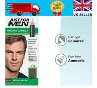 Just for men Original Formula Medium Brown Hair Dye, Restores Original Colour for a Natural Look H35
