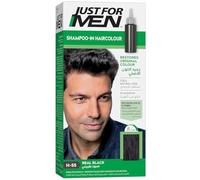 Just For Men Original Formula Real Black Hair Dye, Targets Only The Grey Hairs, Restoring The Original Colour For a Natural Look â H-55 Real Black