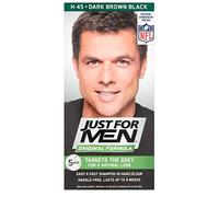 Just For Men Shampoo-In Hair Color H-45 Dark Brown | Men’s Grey Hair Dye | Natural-Looking Coverage | Easy 5-Minute Application | Long-Lasting Colour