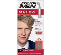 Just For Men Ultra Sandy Blonde Hair Colour Dye, No Mix Comb-In Applicator to Comb Away The Greys, Ammonia & Peroxide Free - A10( package may vary, Blonde/Sandy Blonde)