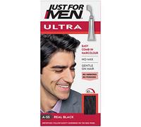 Just For Men Ultra Real Black Hair Colour Dye, No Mix Comb-In Applicator to Comb Away The Greys, Ammonia & Peroxide Free - A55
