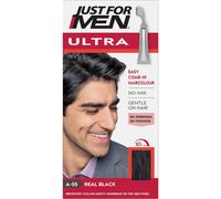 JUST FOR MEN Ultra Real Black Hair Colour Dye No Mix Comb-In Applicator to Comb Away The Greys Ammonia & Peroxide Free