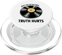Just for the record, Truth Hurts Vinyl with Bold Honesty PopSockets PopGrip for MagSafe