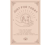 Just for Today Reiki Journal: Unruled Blank Notebook & Journal with Small Cho Ku Rei Symbol on each Page - 120 Pages - 6 x 9" Notebook - Lotus Flower Design - Spiritual Reiki Gifts