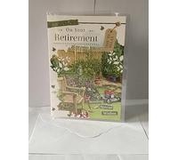 Just For You On Your Retirement Sending Special Wishes Retirement Card Retire Gardening/Bench Foil Detail(PH41051B)