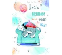 Just For You Uncle Birthday ? There's a Nap For That Cute Dog Birthday Card