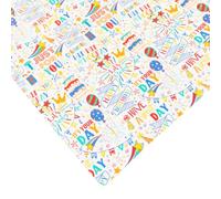 Just For You White Wrapping Paper Roll - 3m Elegant Gift Wrap with Script Design for All Occasions