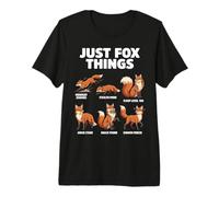 Just Fox Things Funny Fox Lover Cute Wildlife Premium T-Shirt