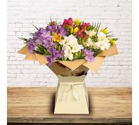 Just Freesia Flower Bouquet - Fresh Freesia Flowers for Mother's Day, Birthdays, Anniversaries, Thank You Gifts