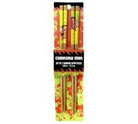 Just Funky Chainsaw Man Chopsticks - Pochita Merch, 2 Sets of 8.85 Inches Long Anime Chopsticks