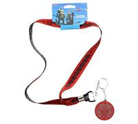 Just Funky God of War 2018 Logo Lanyard with ID Tag and Charm