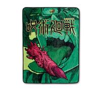 Just Funky Jujutsu Kaisen Sukuna Finger Microplush Throw Blanket | 45 x 60 Inches