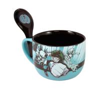 Just Funky My Hero Academia Ceramic Ramen Soup Rice Bowl with Spoon, Featuring Deku, Bakugo, and Todoroki (My Hero Academia 20 Oz Bowl)…