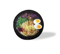 Just Funky Ramen Bowl Fleece Throw Blanket | Large Soft Throw Blanket | 60-Inch Diameter