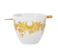 Anime & Manga Sailor Moon Symbols 16 Ounce Ramen Bowl with Chopsticks White