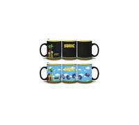 Just Funky Sonic the Hedgehog Heat Changing 16-Bit Ceramic Coffee Mug | Official Sonic The Hedgehog Collectible Cup | Holds 16 Ounces