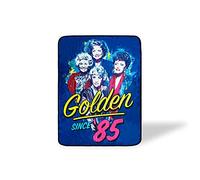 Just Funky The Golden Girls Golden Since 85 Large Fleece Throw Blanket | 60 x 45 Inches