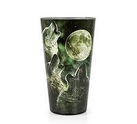 Just Funky Wolf Pack Howling at The Moon 16oz Pint Glass