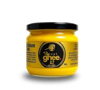 Just Ghee A2 Cultured Flavour Jersey Cow Ghee - Premium Authentic Clarified Butter, Rich Aroma & Taste, Lactose Free, High Smoke Point | 300g