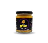Just Ghee Chilli Garlic Ghee - Premium Authentic Cow Ghee with Roasted Garlic & Red Chilli Flakes, Himalayan Pink Salt, Grass-Fed, Nutrient-Rich, Vegetarian | 150g