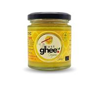 Just Ghee ORGANIC Cow Ghee | Original Flavour | Certified Organic | Grass Fed | High Smoke Point | Nutrient-Rich | 100% Vegetarian I Artisan Ghee | Ayurvedic Benefits | 150g Glass Jar
