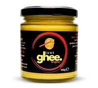 Just Ghee Original Cow Ghee 150g - Premium Grass Fed Ghee Butter - Pure Artisan Handmade Ghee for Cooking, Keto & Ayurveda - Lactose Free, High Smoke Point, Lab Tested, Non-GMO & Vegetarian