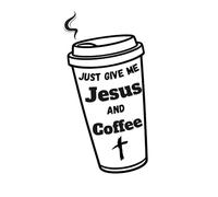 Just Give Me Jesus and Coffee: Christian Gift Journal Notebook