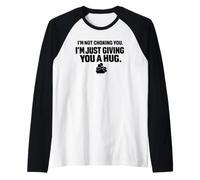 Just Giving You a Hug Grappling No-Gi Dojo Ground Fighting Raglan Baseball Tee