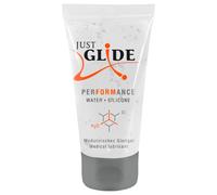 Just Glide Performance Hybrid Lube Water & Silicone base Long Lasting 50ml